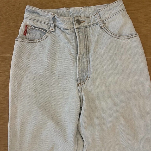 Vintage Bongo Size 24 Straight Leg Light Wash High Rise Jeans - Picture 2 of 8